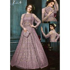 22003-A LILAC EMBROIDERED INDIAN BRIDAL WEAR LEHENGA